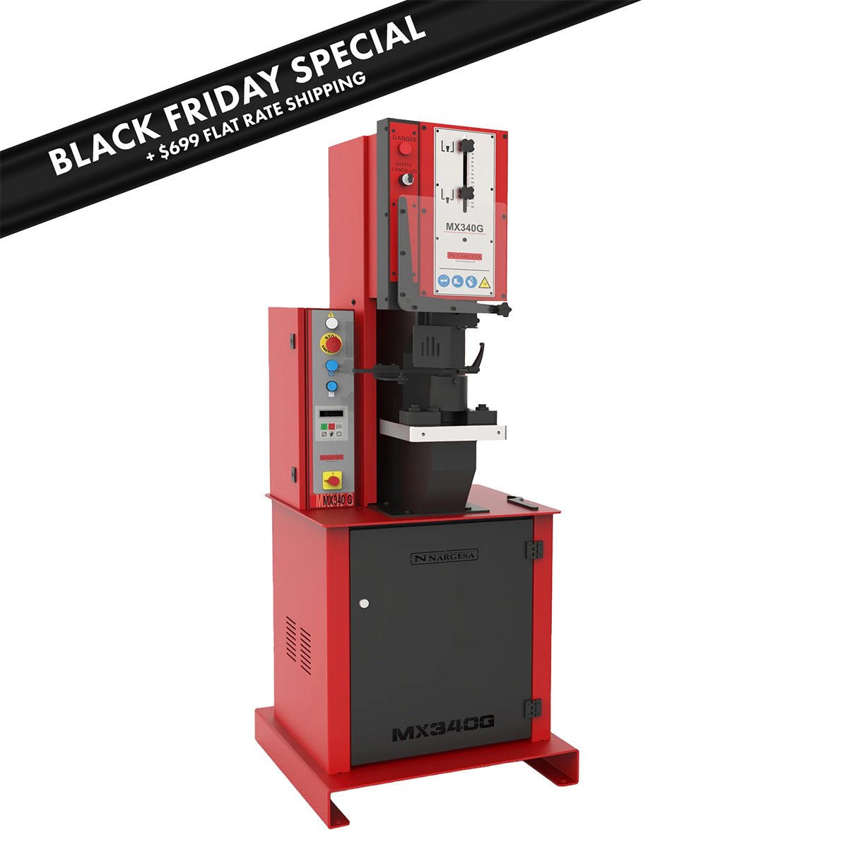 MX340G: 40 Ton Industrial Hydraulic Ironworker - Ironworkers - Quantum Machinery Group - In Stock and Sold in the USA