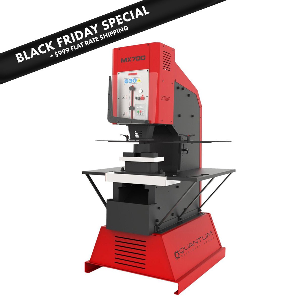 MX700: 70 Ton Industrial Hydraulic Ironworker - Ironworkers - Quantum Machinery Group - In Stock and Sold in the USA
