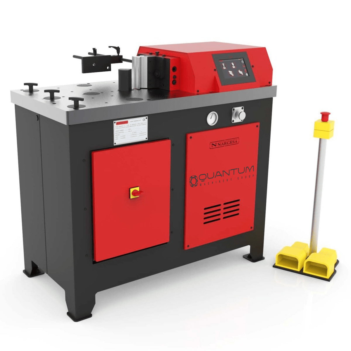 PP200CNC: 20 Ton Horizontal Press Brake - Horizontal Press Brakes - Quantum Machinery Group - In Stock and Sold in the USA