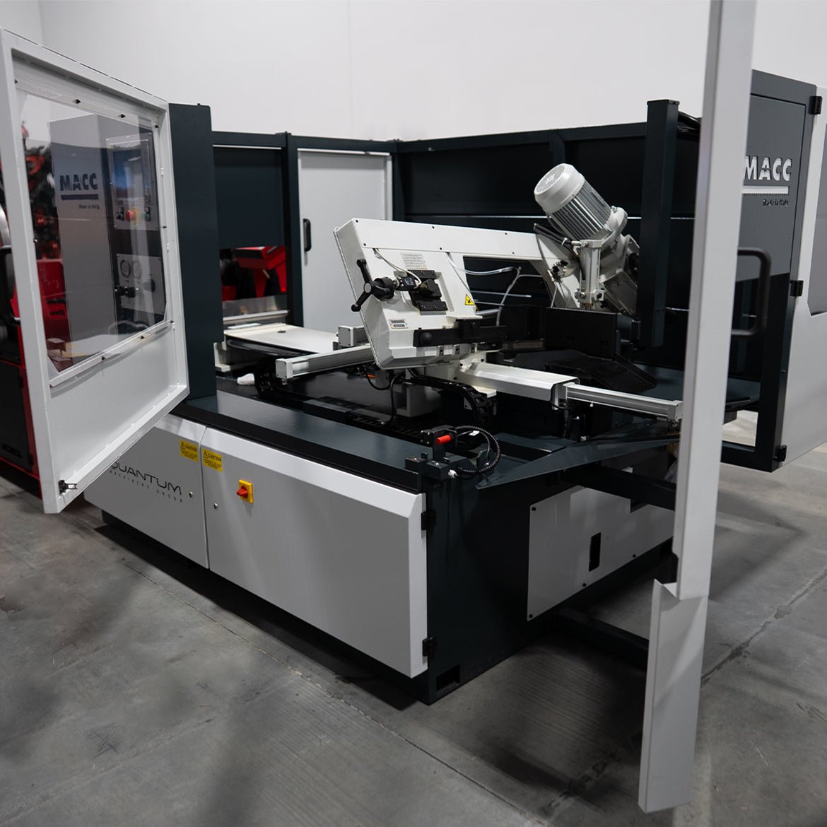 S 411 AG: Fully - Automatic Band Saw (11 - 3/4" Round Tube Capacity) - Band Saws - Quantum Machinery Group - In Stock and Sold in the USA