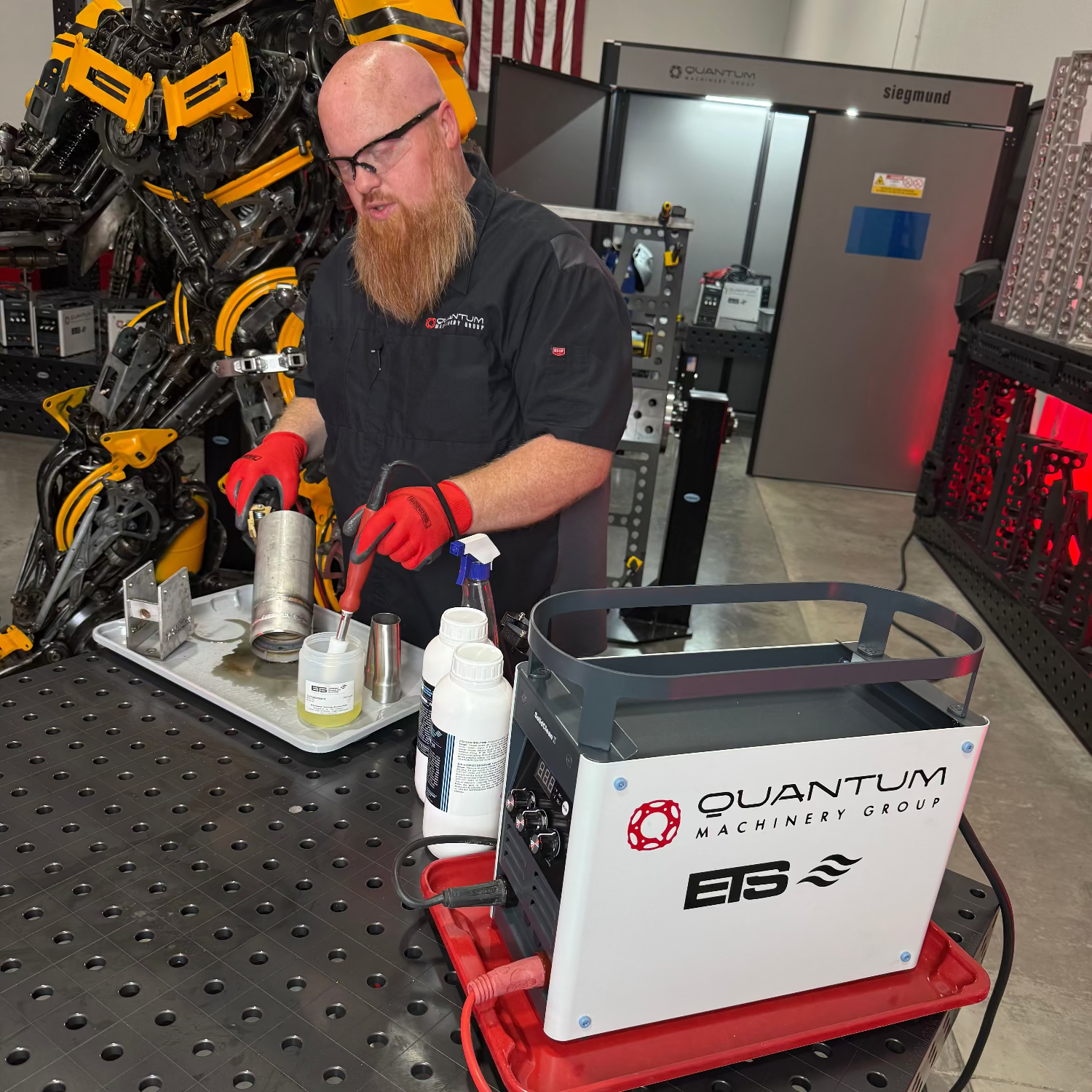 SolidClean X100 Industrial 100 Amp Weld Cleaning Machine