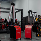 UNI 2H: Professional Mobile Welding Fume Extraction System with 13' Aluminum Extraction Arm