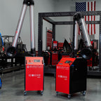 UNI 2H: Professional Mobile Welding Fume Extraction System with 13' Aluminum Extraction Arm
