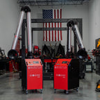 UNI 2H: Professional Mobile Welding Fume Extraction System with 10' Aluminum Extraction Arm