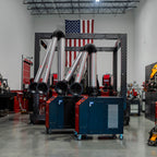 UNI 3.2.2 W3: Dual-Arm Self-Cleaning Mobile Filter Unit for Welding Fumes with 10' Flex Arms