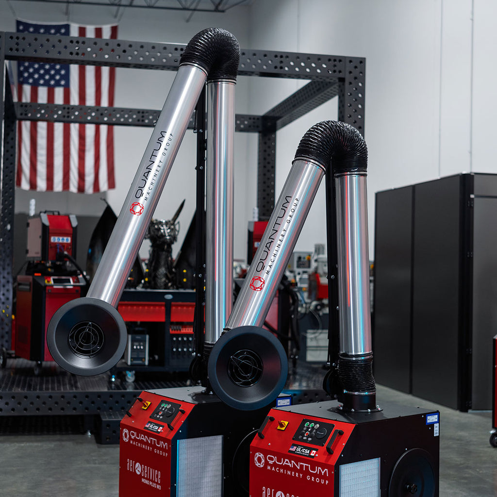 MONO PLUS W3: Mobile Filter Unit for Welding Fumes with 13' Aluminum Extraction Arm