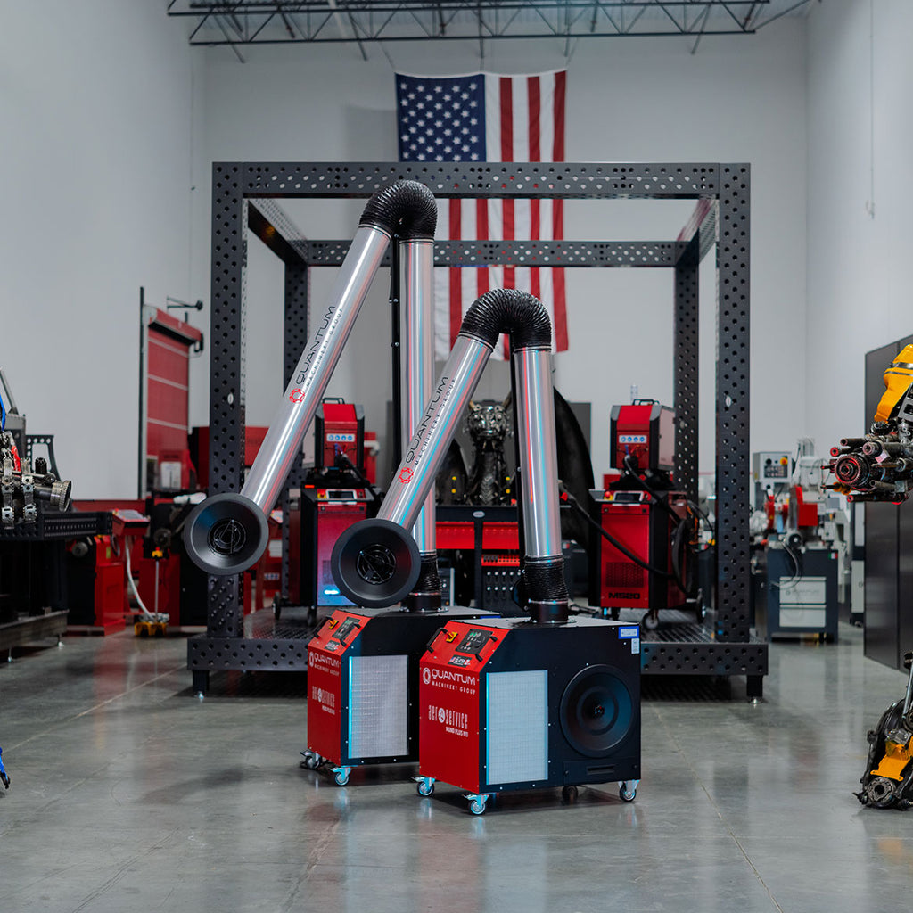 MONO PLUS W3: Mobile Filter Unit for Welding Fumes with 13' Aluminum Extraction Arm