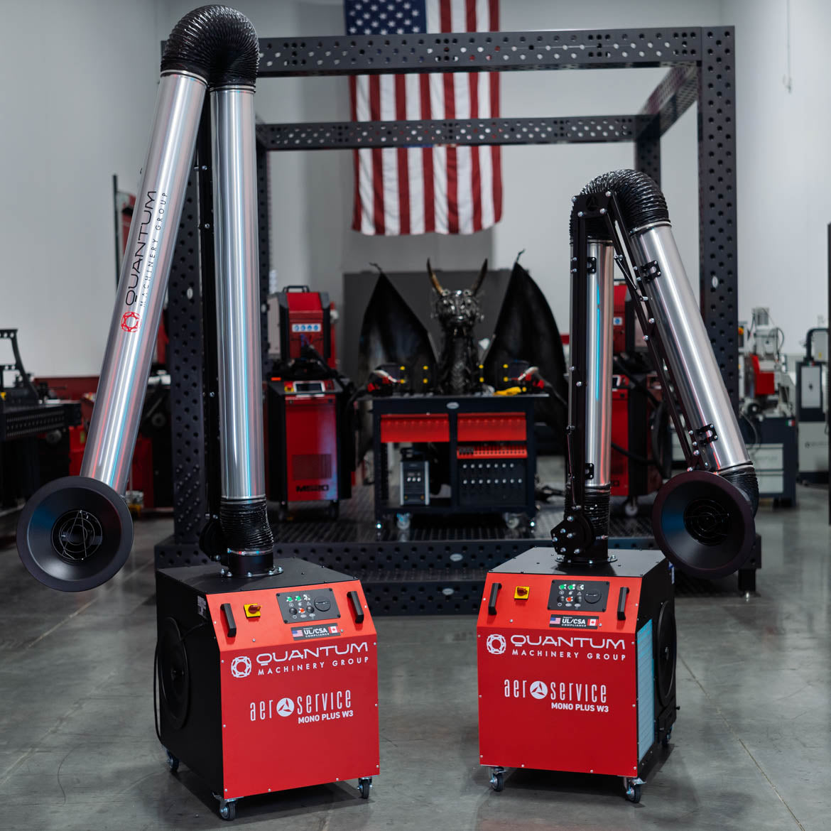 MONO PLUS W3: Mobile Filter Unit for Welding Fumes with 13' Aluminum Extraction Arm Secondary image