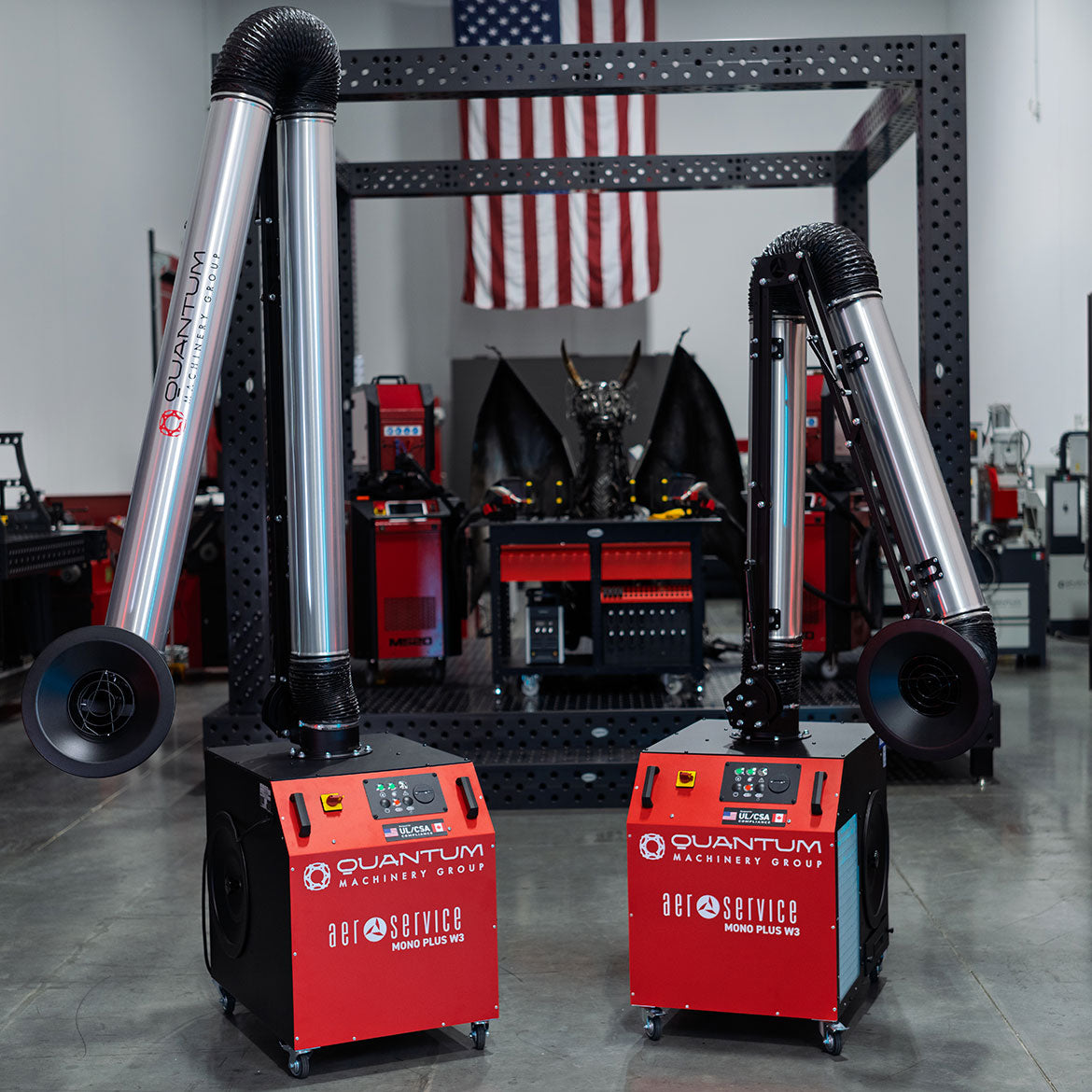 MONO PLUS W3: Mobile Filter Unit for Welding Fumes with 13' Aluminum Extraction Arm