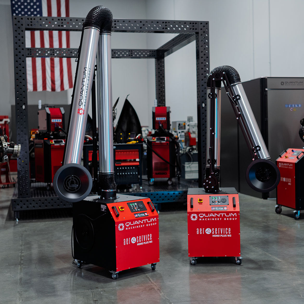 MONO PLUS W3: Mobile Filter Unit for Welding Fumes with 13' Aluminum Extraction Arm
