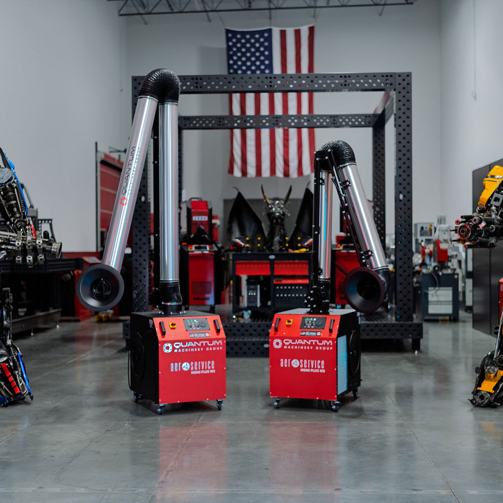 MONO PLUS W3: Mobile Filter Unit for Welding Fumes with 13' Aluminum Extraction Arm