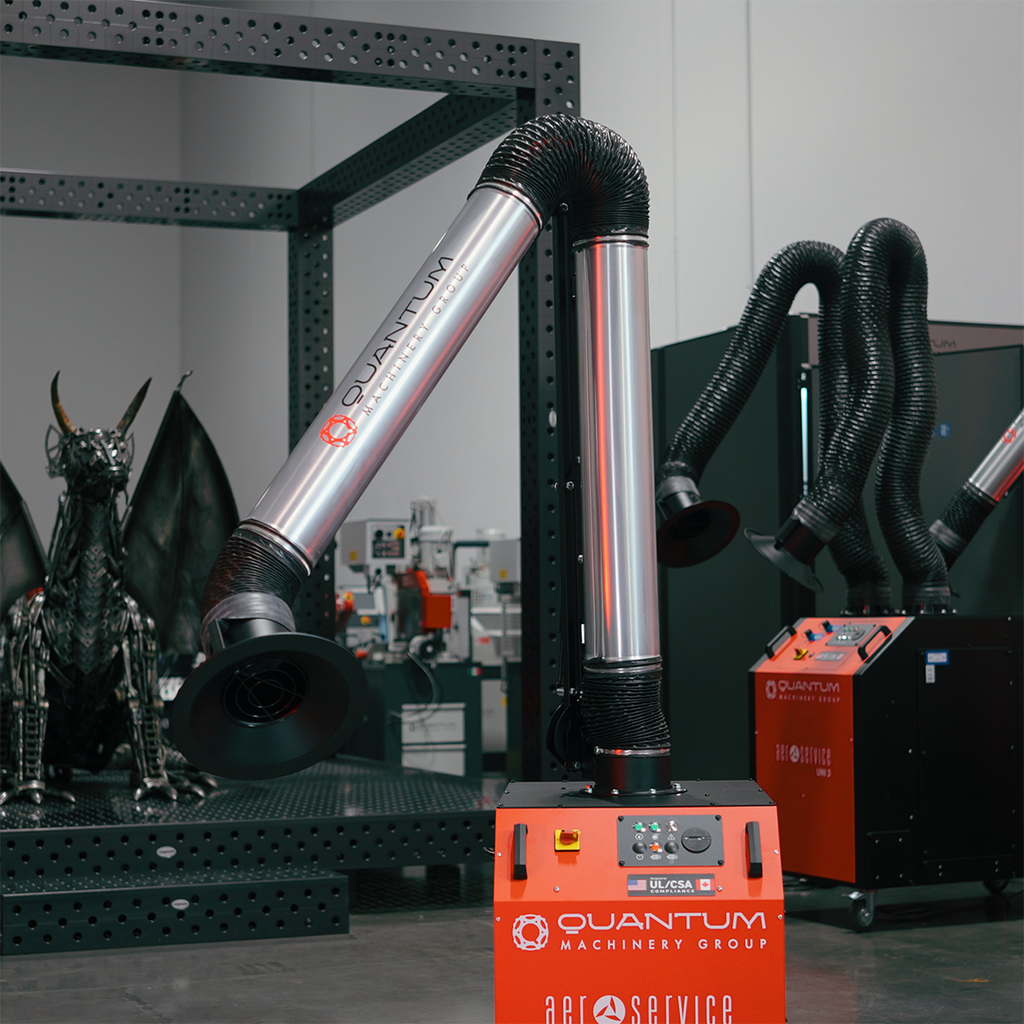 MONO PLUS W3: Mobile Filter Unit for Welding Fumes with 10' Aluminum Extraction Arm