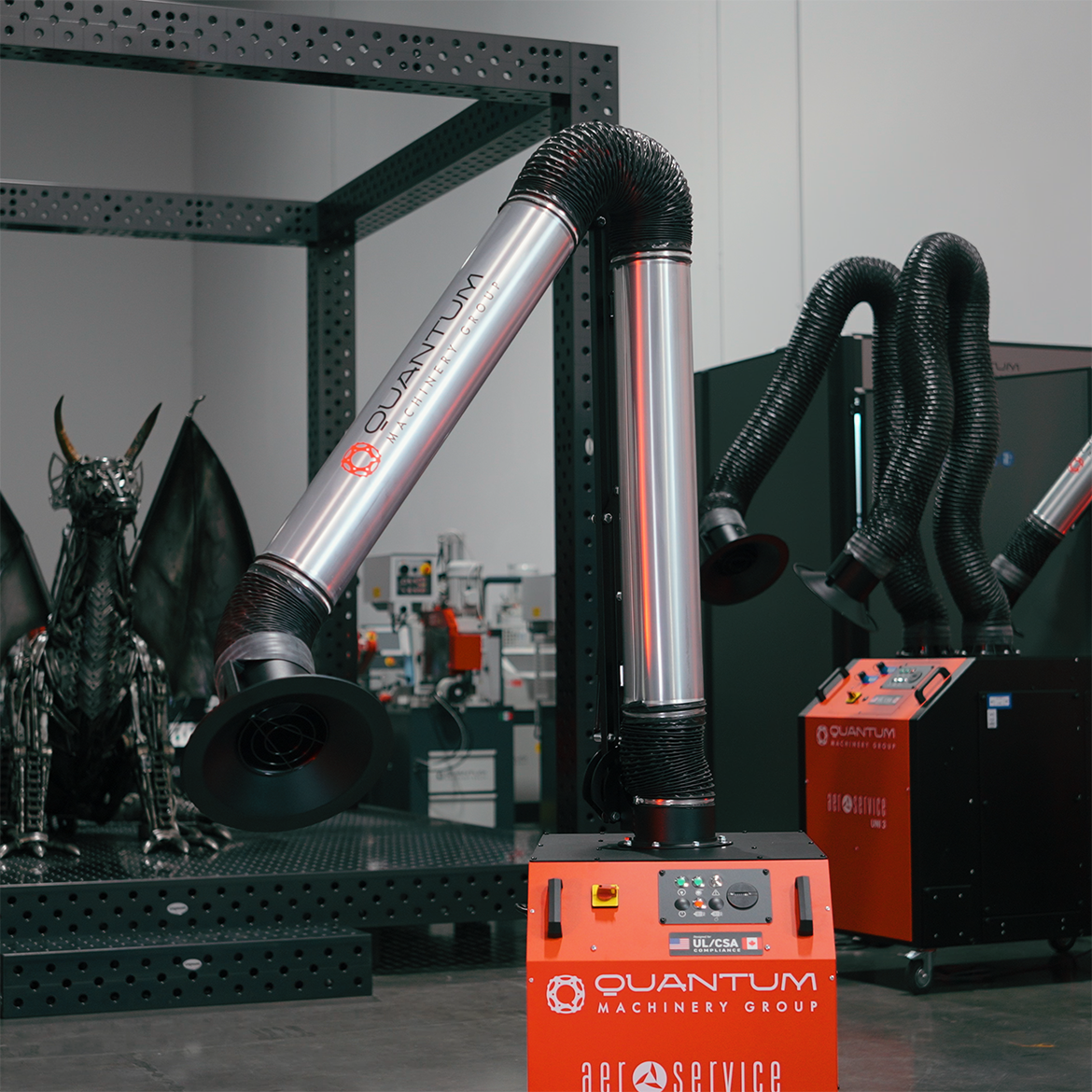 MONO PLUS W3: Mobile Filter Unit for Welding Fumes with 10' Aluminum Extraction Arm
