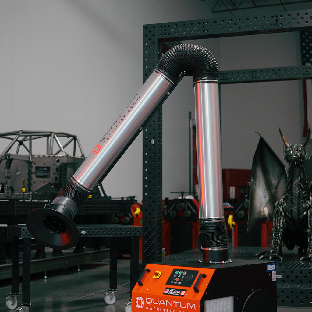 MONO PLUS W3: Mobile Filter Unit for Welding Fumes with 10' Aluminum Extraction Arm