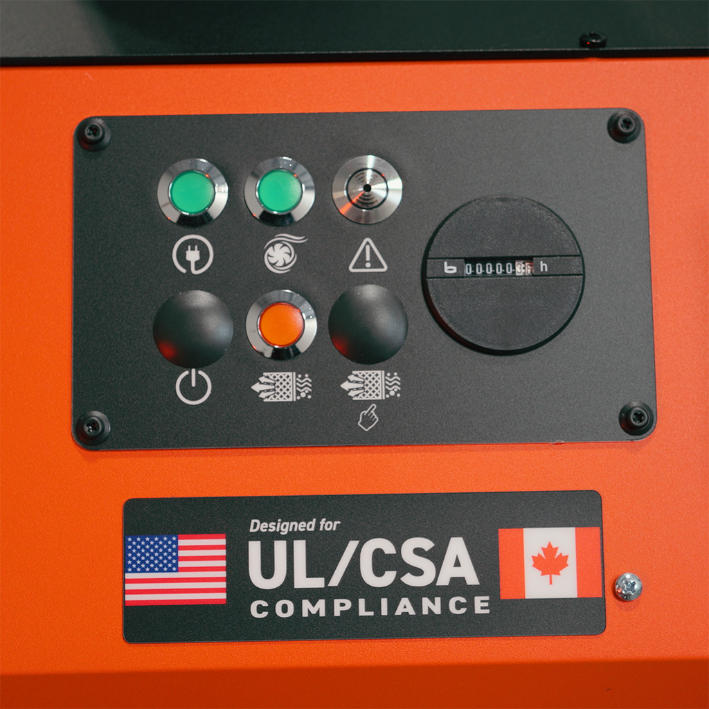 MONO PLUS W3: Mobile Filter Unit for Welding Fumes with 10' Aluminum Extraction Arm