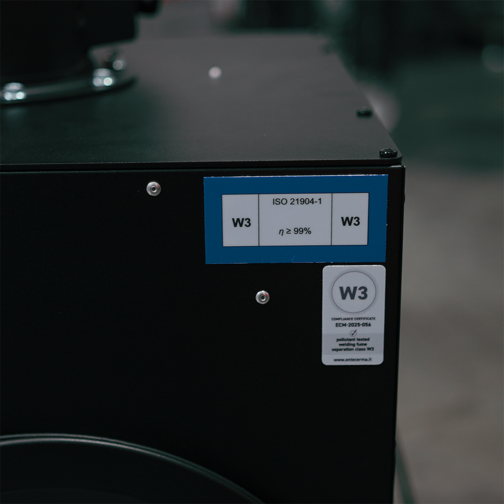MONO PLUS W3: Mobile Filter Unit for Welding Fumes with 10' Aluminum Extraction Arm
