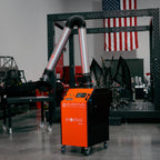 UNI 2H: Professional Mobile Welding Fume Extraction System with 10' Aluminum Extraction Arm