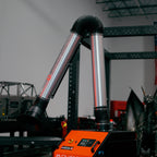UNI 2H: Professional Mobile Welding Fume Extraction System with 10' Aluminum Extraction Arm