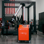 UNI 3.2.1 W3: Self-Cleaning Mobile Filter Unit for Welding Fumes with 10' Aluminum Extraction Arm