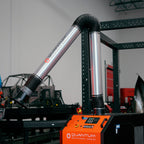 UNI 3.2.1 W3: Self-Cleaning Mobile Filter Unit for Welding Fumes with 10' Aluminum Extraction Arm