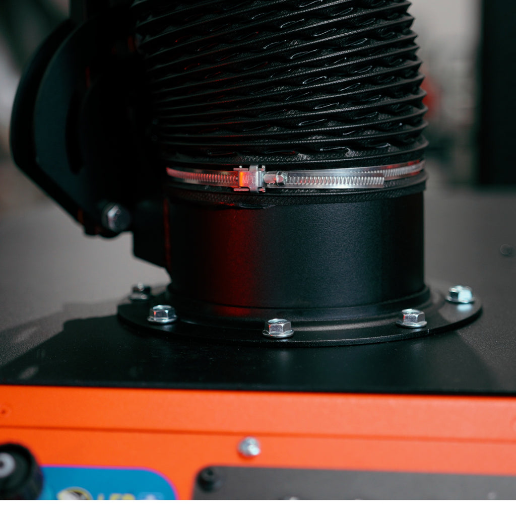 UNI 3.2.1 W3: Self-Cleaning Mobile Filter Unit for Welding Fumes with 10' Aluminum Extraction Arm