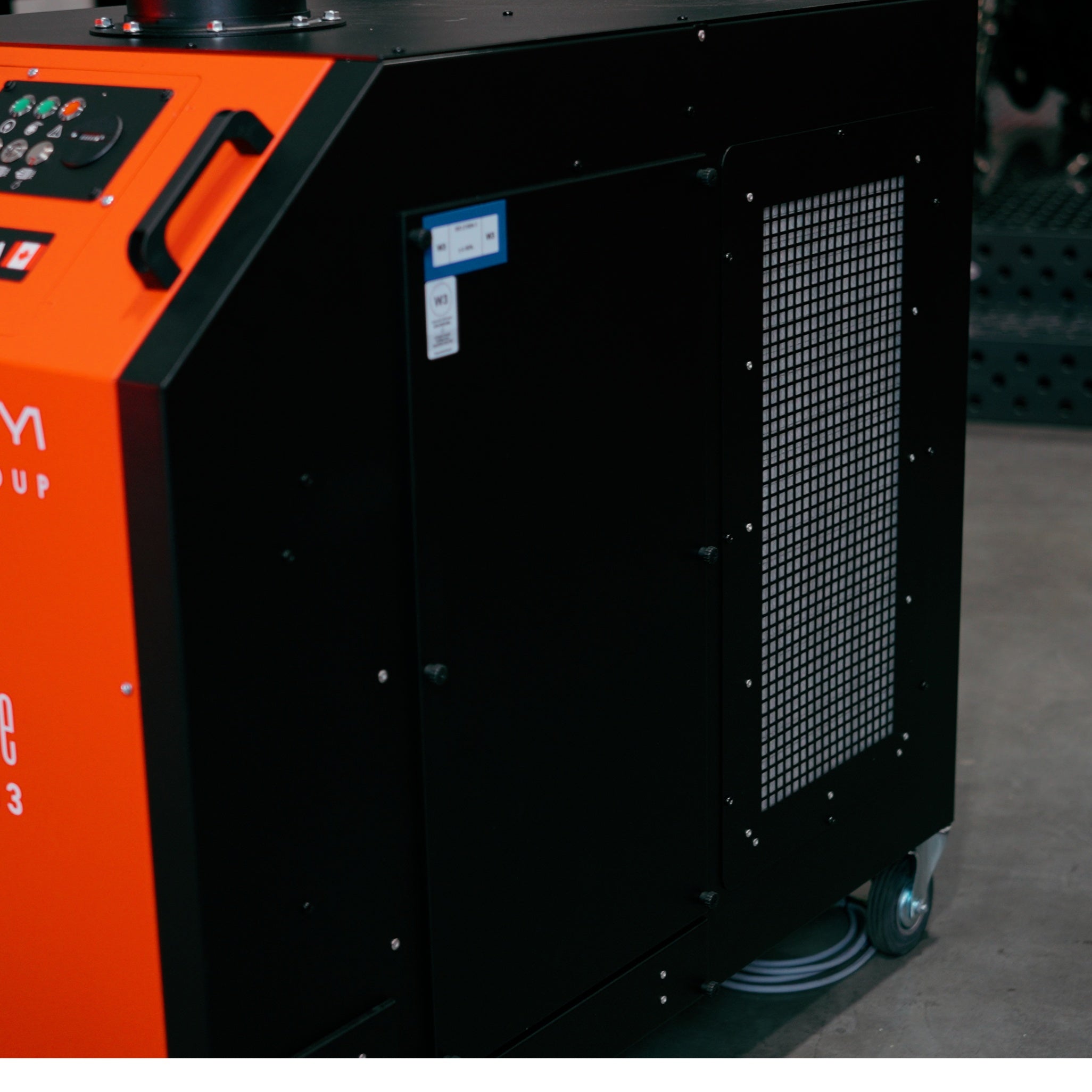 UNI 3.2.1 W3: Self-Cleaning Mobile Filter Unit for Welding Fumes with 13' Aluminum Extraction Arm