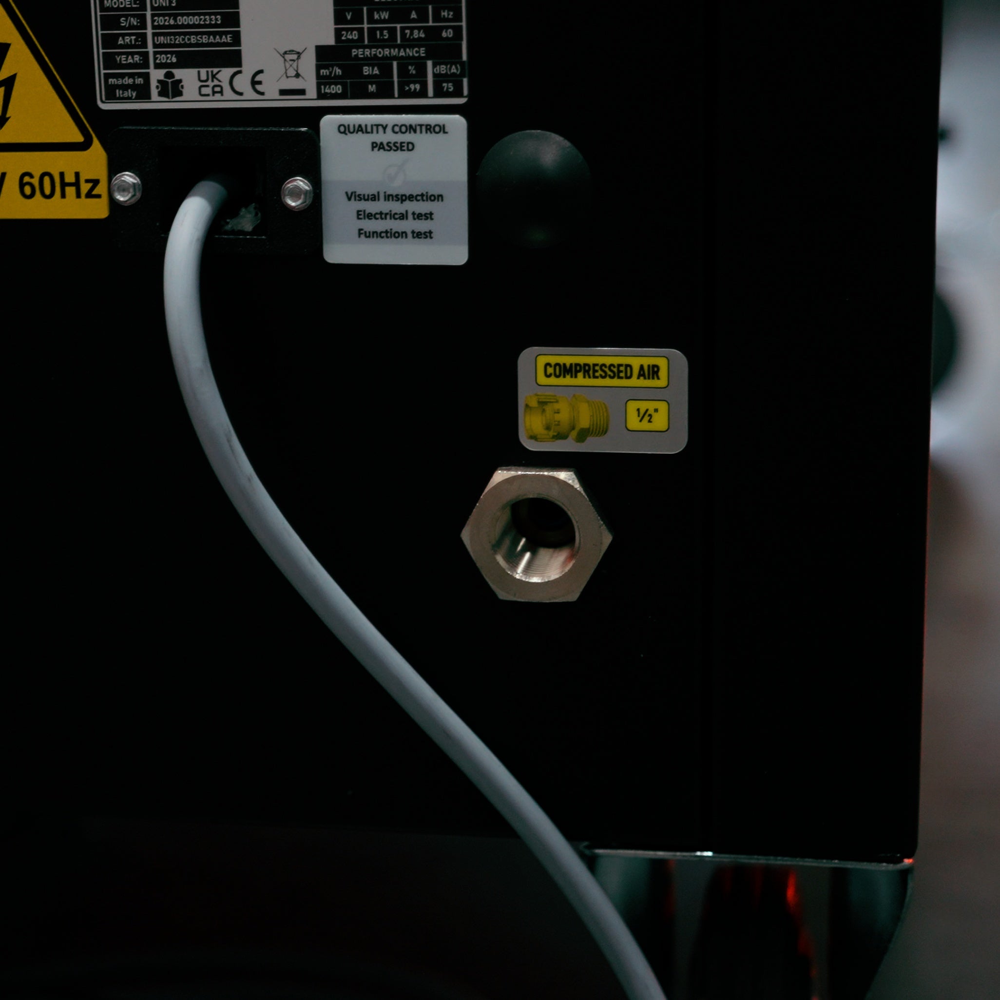 UNI 3.2.2 W3: Dual-Arm Self-Cleaning Mobile Filter Unit for Welding Fumes with 10' Flex Arms
