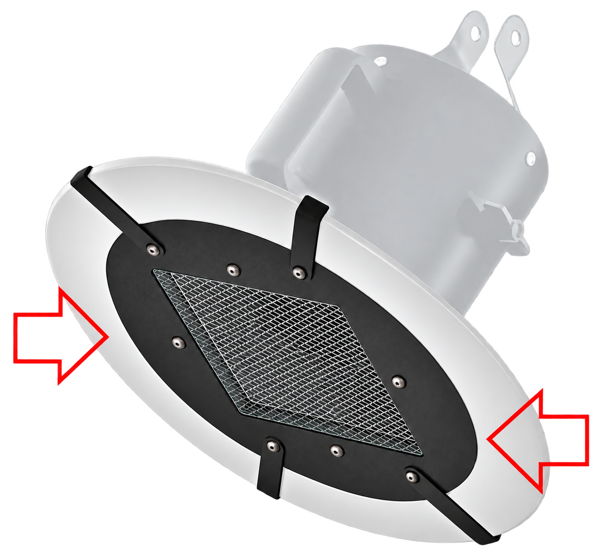 ARMOSPARK0160: Spark Arrestor Filter for Round Extraction Hood on Arm for the MONO PLUS W3