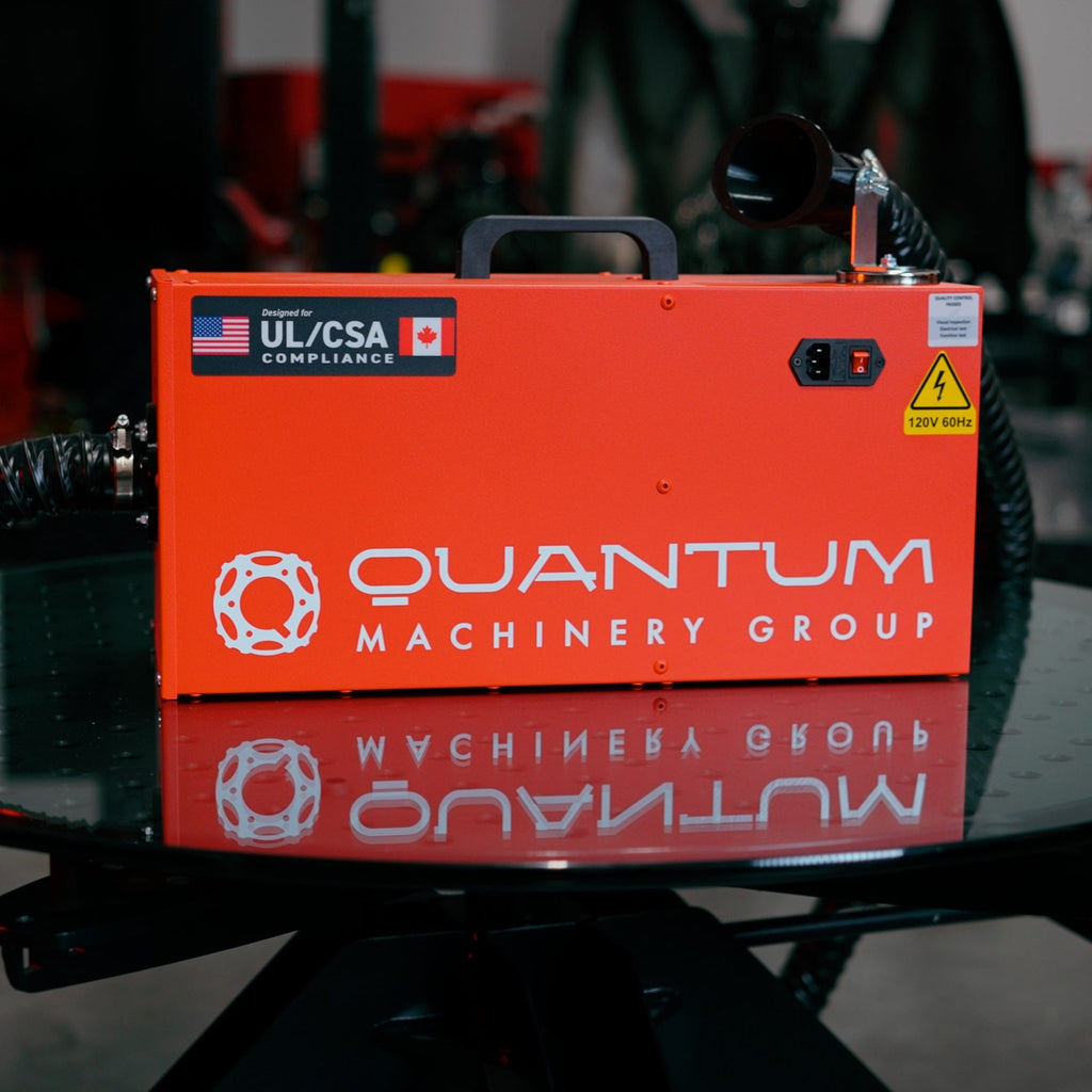 AER 110: Portable Filter Unit for Welding Fumes with Flex Arm - Welding Fume Extraction Systems - Quantum Machinery Group - In Stock and Sold in the USA