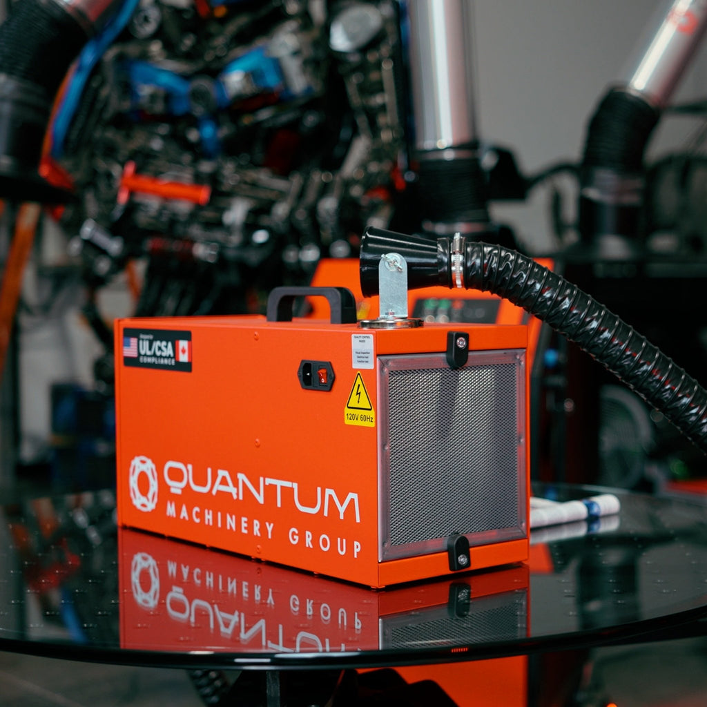 AER 110: Portable Filter Unit for Welding Fumes with Flex Arm - Welding Fume Extraction Systems - Quantum Machinery Group - In Stock and Sold in the USA