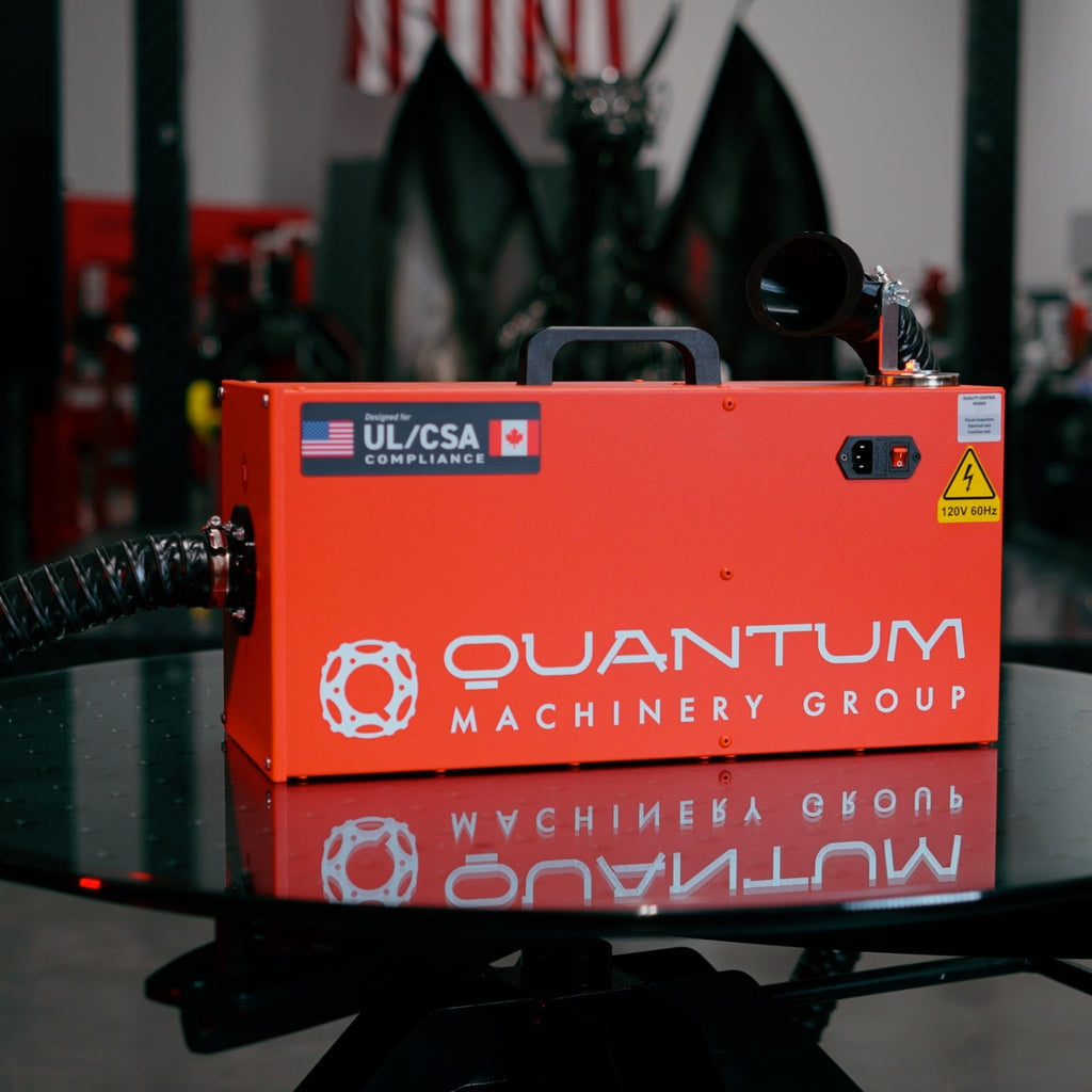 AER 110: Portable Filter Unit for Welding Fumes with Flex Arm - Welding Fume Extraction Systems - Quantum Machinery Group - In Stock and Sold in the USA