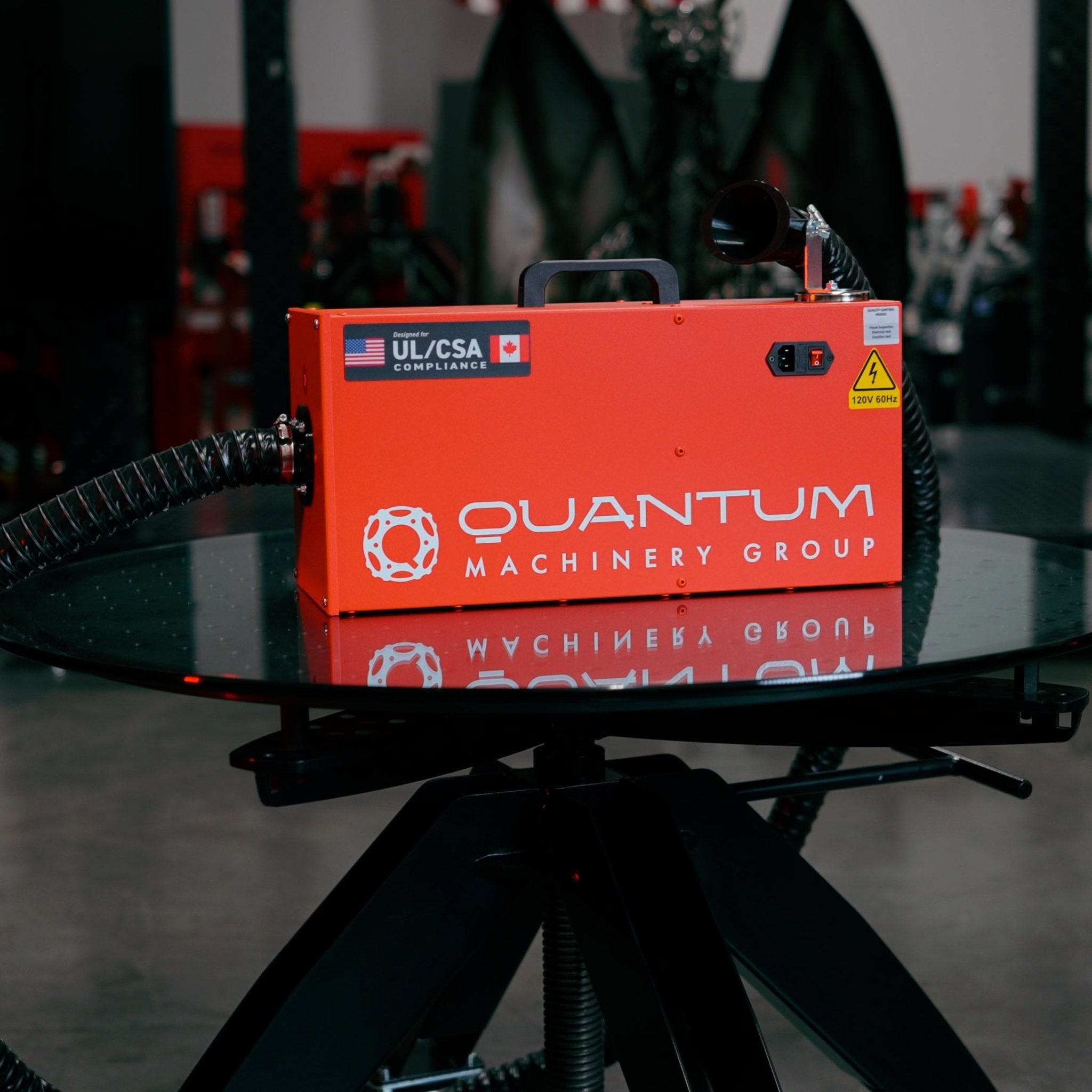 AER 110: Portable Filter Unit for Welding Fumes with Flex Arm - Welding Fume Extraction Systems - Quantum Machinery Group - In Stock and Sold in the USA