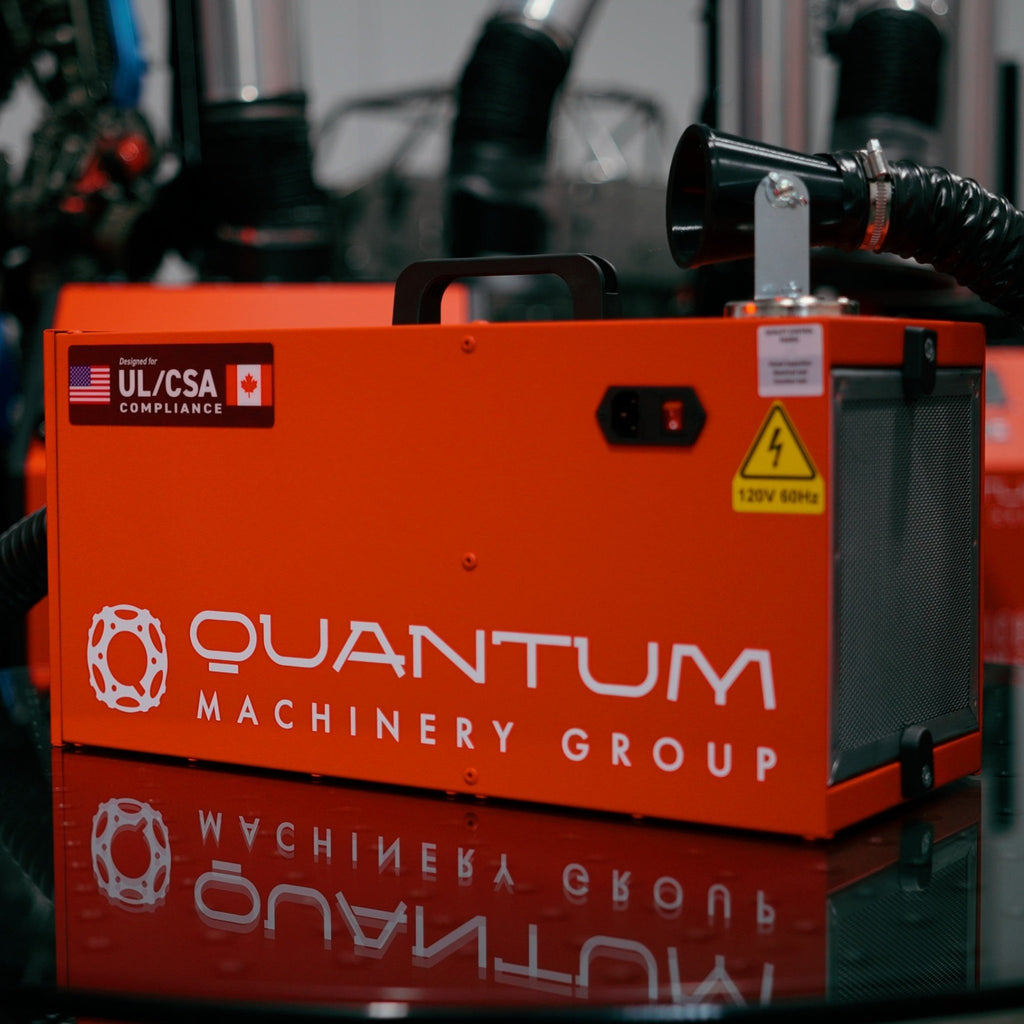 AER 110: Portable Filter Unit for Welding Fumes with Flex Arm - Welding Fume Extraction Systems - Quantum Machinery Group - In Stock and Sold in the USA