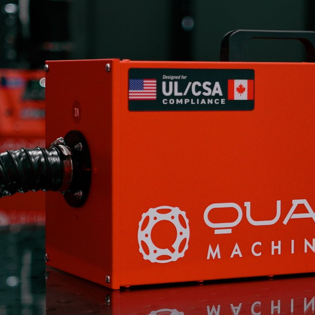 AER 110: Portable Filter Unit for Welding Fumes with Flex Arm - Welding Fume Extraction Systems - Quantum Machinery Group - In Stock and Sold in the USA