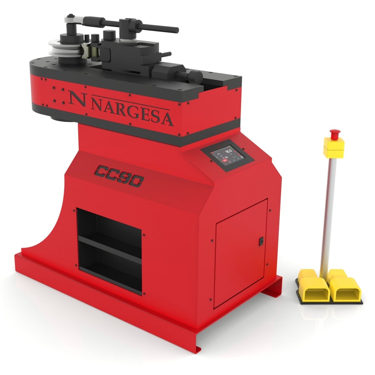 CC90CNC: Non - Mandrel Rotary Bender (Bend up to 3" Pipe) - Non - Mandrel Rotary Benders - Quantum Machinery Group - In Stock and Sold in the USA Main image