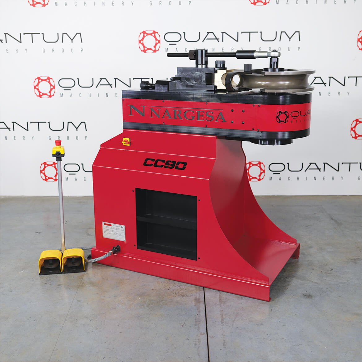 CC90CNC: Non - Mandrel Rotary Bender (Bend up to 3" Pipe) - Non - Mandrel Rotary Benders - Quantum Machinery Group - In Stock and Sold in the USA