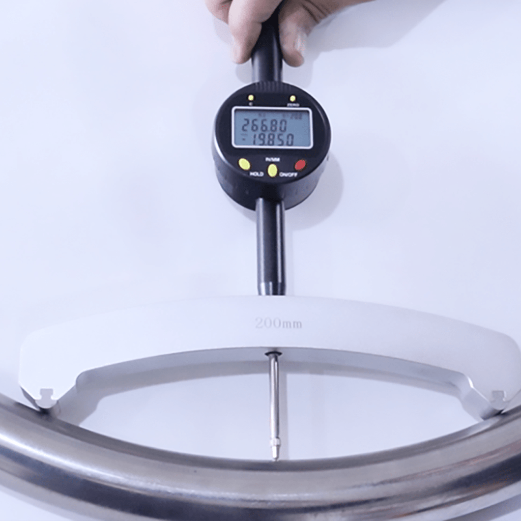 Digital Arc Meter: High Precision Digital Radius Gauge - Roll Benders - Quantum Machinery Group - In Stock and Sold in the USA