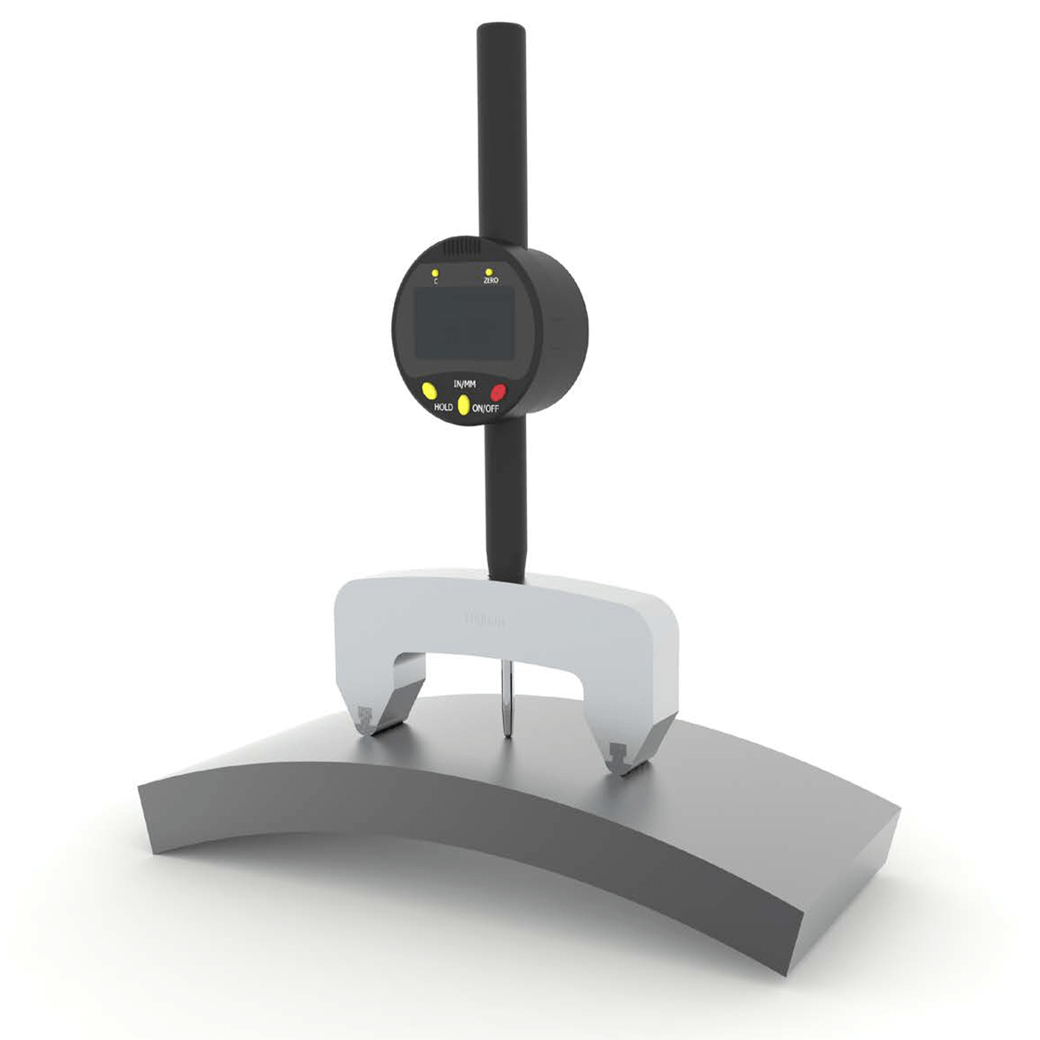 Digital Arc Meter: High Precision Digital Radius Gauge - Roll Benders - Quantum Machinery Group - In Stock and Sold in the USA Main image