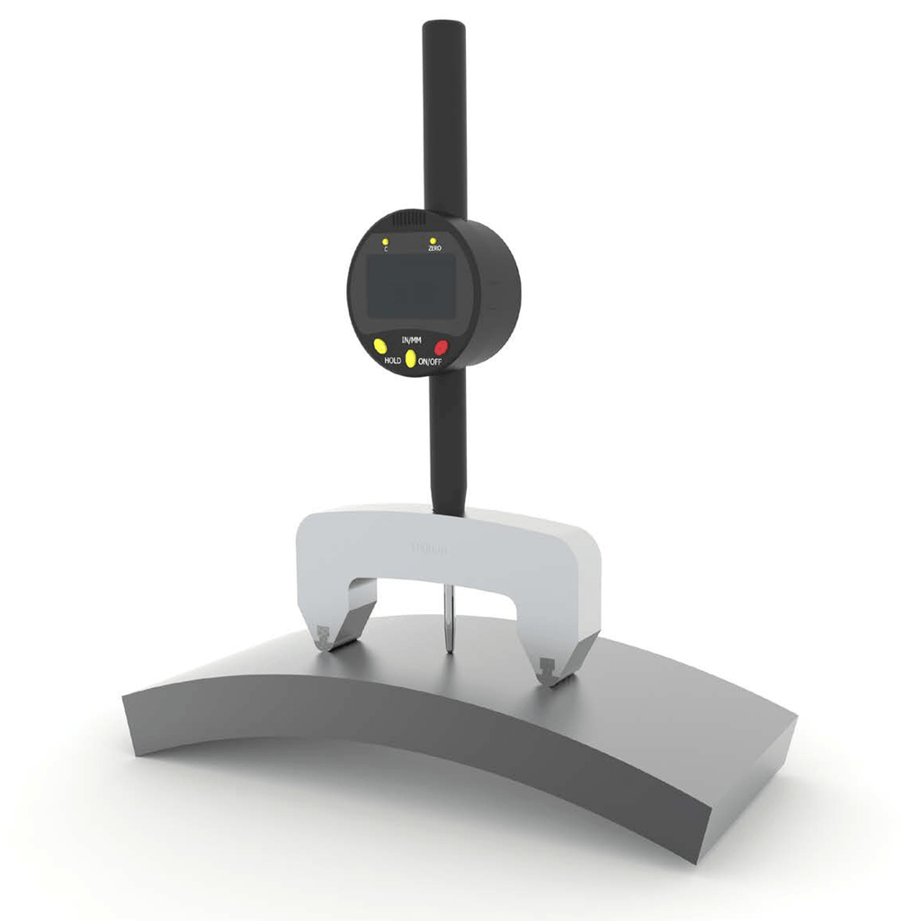 Digital Arc Meter: High Precision Digital Radius Gauge - Roll Benders - Quantum Machinery Group - In Stock and Sold in the USA