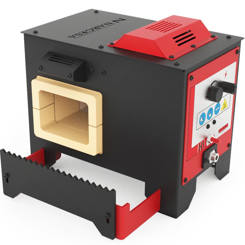 H1: Single Burner, Propane Gas Forge Furnace - Gas Forge Propane Furnaces - Quantum Machinery Group - In Stock and Sold in the USA Main image