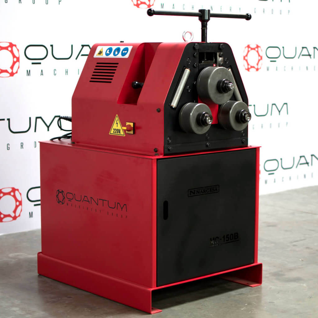 MC150B: Roll Bender (Bend up to 2" O.D. Round Tube) - Roll Benders - Quantum Machinery Group - In Stock and Sold in the USA