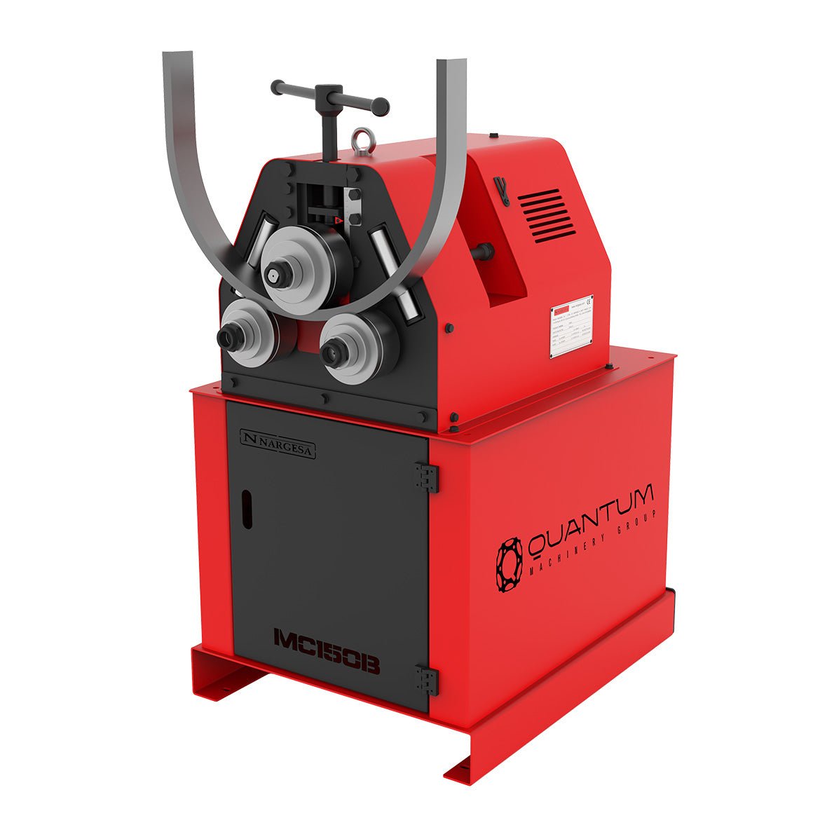 MC150B: Roll Bender (Bend up to 2" O.D. Round Tube) - Roll Benders - Quantum Machinery Group - In Stock and Sold in the USA Main image