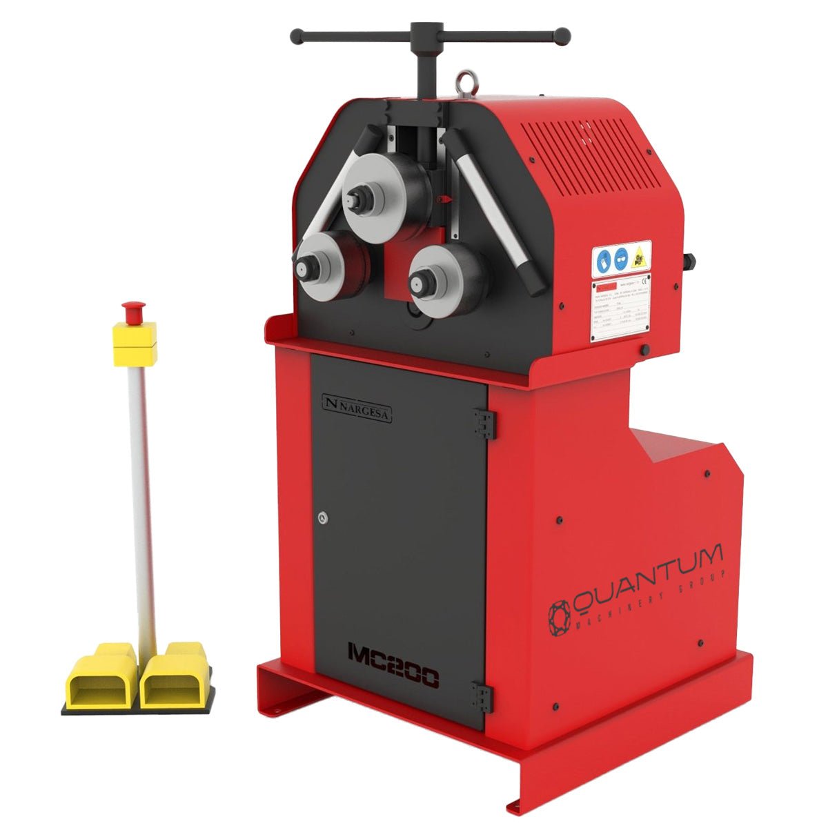 MC200: Roll Bender (Bend up to 2.5" O.D. Round Tube) - Roll Benders - Quantum Machinery Group - In Stock and Sold in the USA