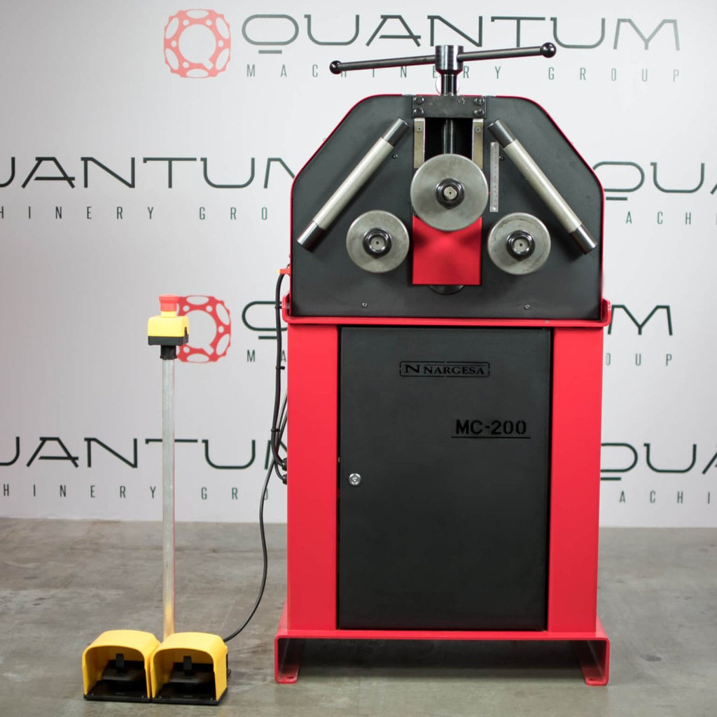 MC200: Roll Bender (Bend up to 2.5" O.D. Round Tube) - Roll Benders - Quantum Machinery Group - In Stock and Sold in the USA
