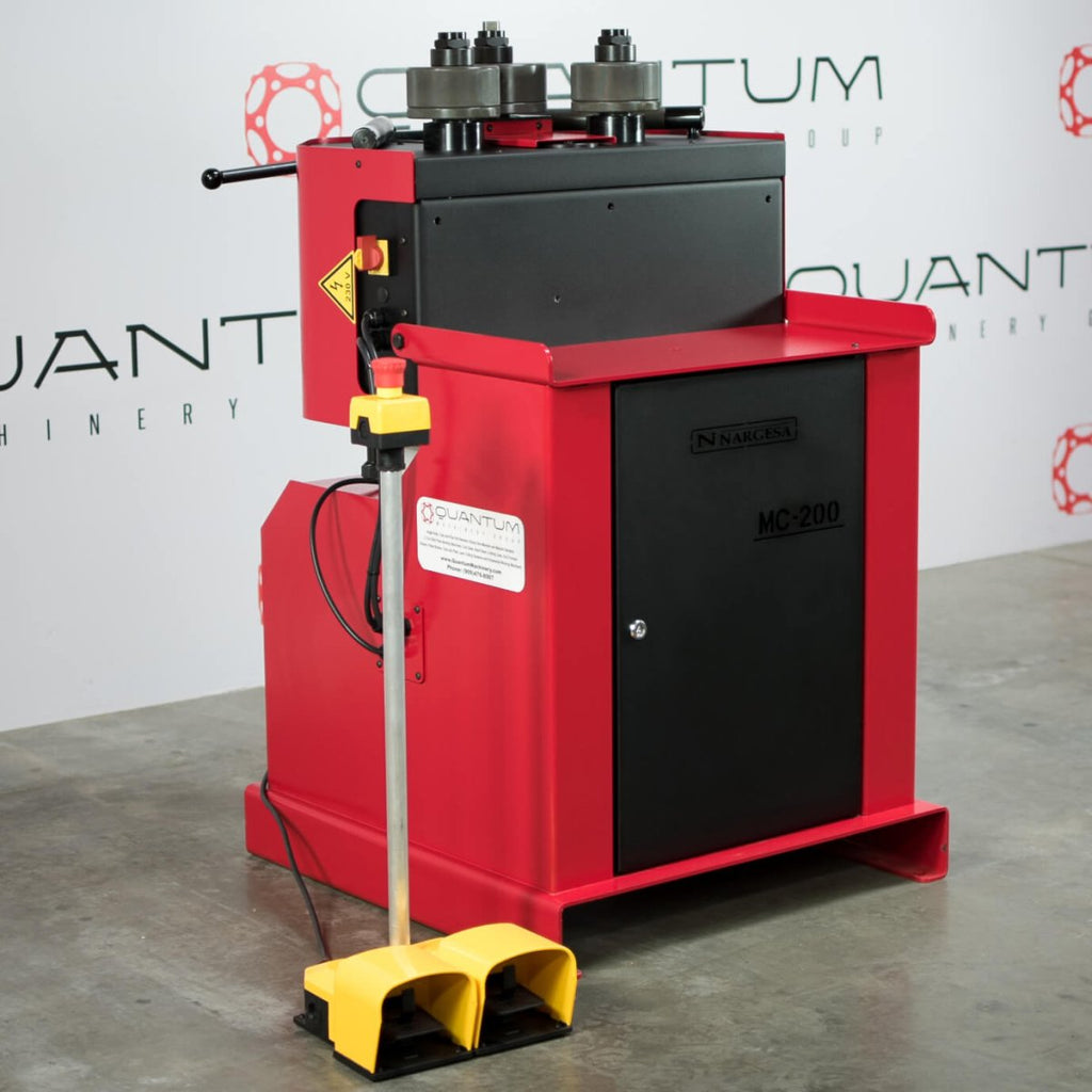 MC200: Roll Bender (Bend up to 2.5" O.D. Round Tube) - Roll Benders - Quantum Machinery Group - In Stock and Sold in the USA