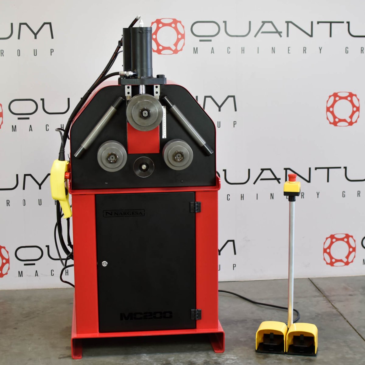 MC200H: Roll Bender (Bend up to 3" O.D. Round Tube) - Roll Benders - Quantum Machinery Group - In Stock and Sold in the USA