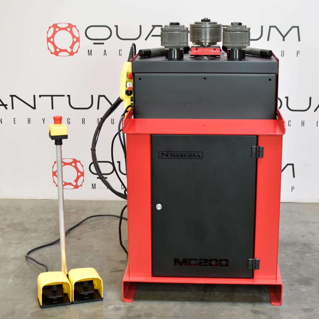 MC200H: Roll Bender (Bend up to 3" O.D. Round Tube) - Roll Benders - Quantum Machinery Group - In Stock and Sold in the USA