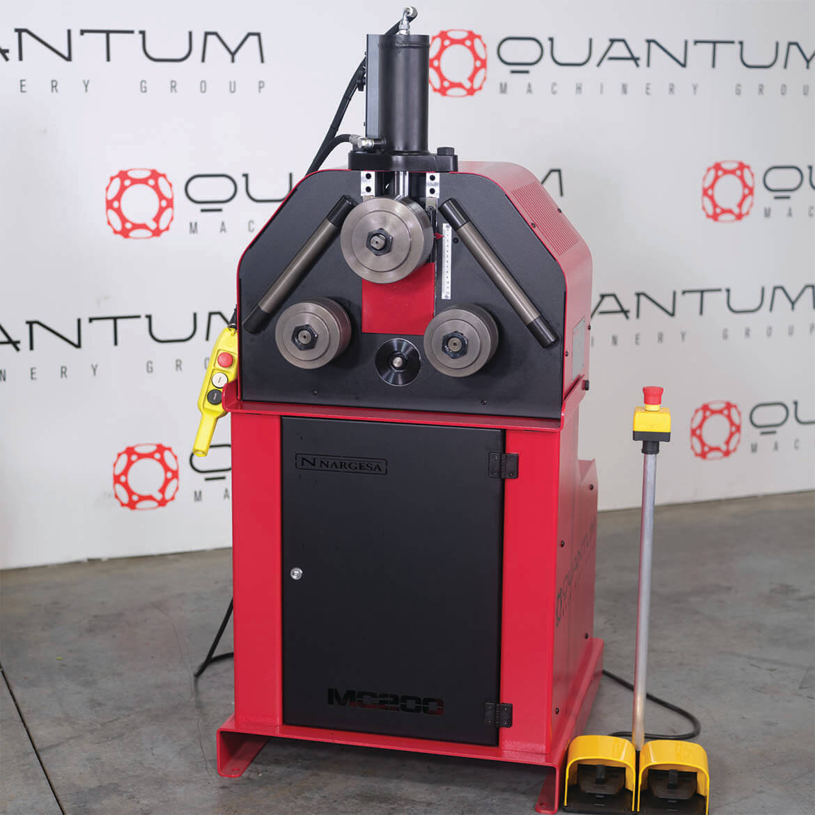 MC200H: Roll Bender (Bend up to 3" O.D. Round Tube) - Roll Benders - Quantum Machinery Group - In Stock and Sold in the USA