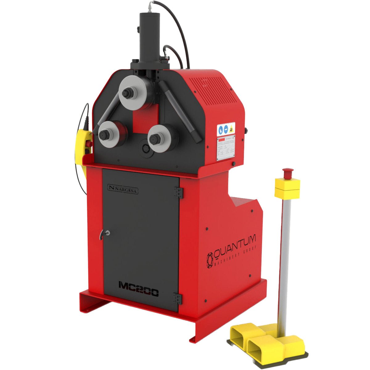 MC200H: Roll Bender (Bend up to 3" O.D. Round Tube) - Roll Benders - Quantum Machinery Group - In Stock and Sold in the USA
