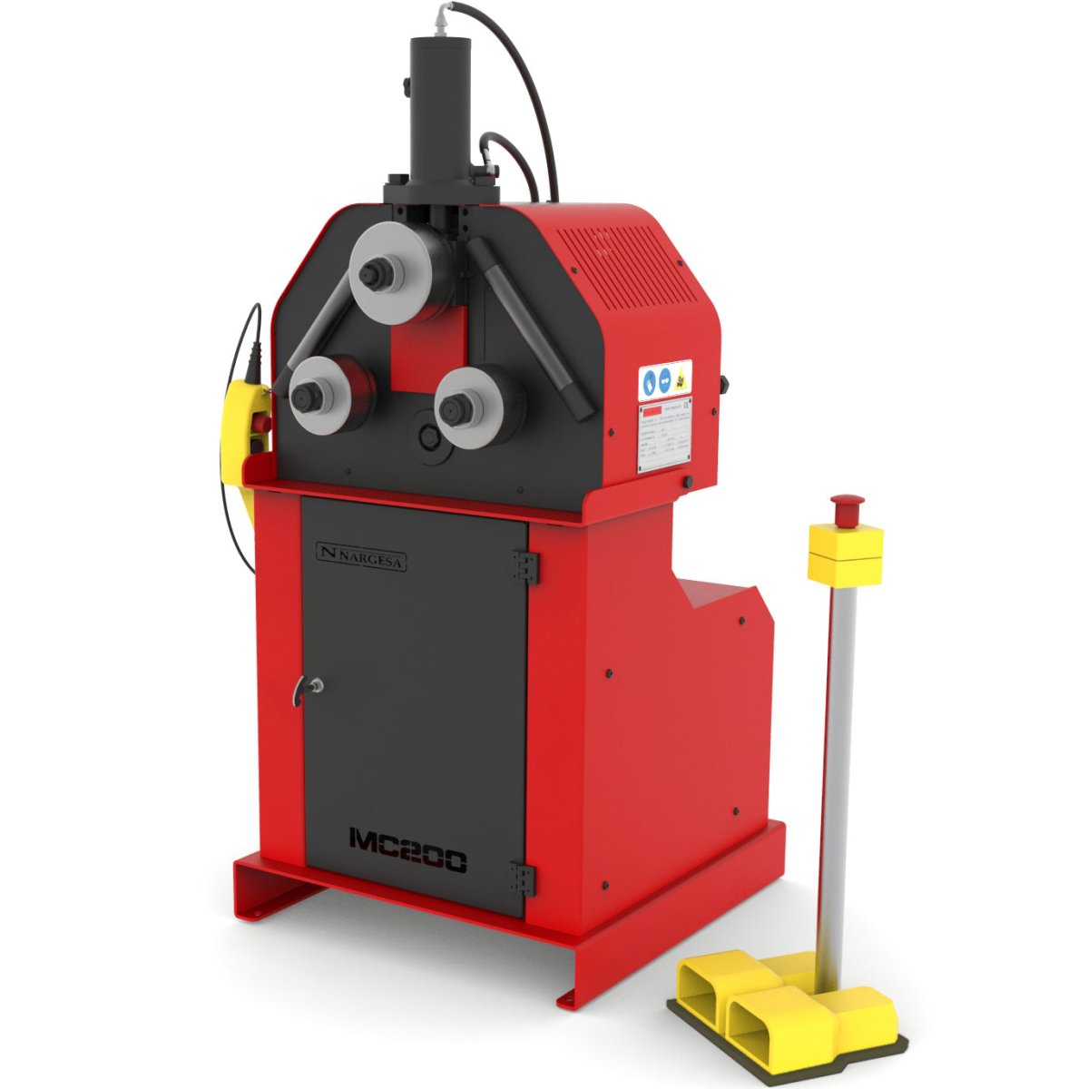 MC200H: Roll Bender (Bend up to 3" O.D. Round Tube) - Roll Benders - Quantum Machinery Group - In Stock and Sold in the USA